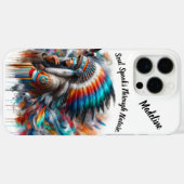 Inheemse Indiase vrouw kijkt aandachtig Case-Mate iPhone Case (Achterkant (horizontaal))