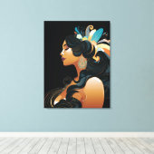 INHEEMSE INSPIRATIE #3 CANVAS AFDRUK (Insitu (Houten vloer))