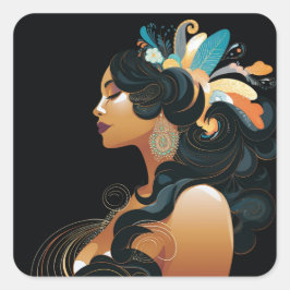 INHEEMSE INSPIRATIE #3 VIERKANTE STICKER