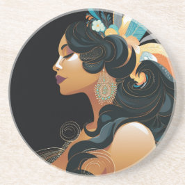 INHEEMSE INSPIRATIE #3 ZANDSTEEN ONDERZETTER