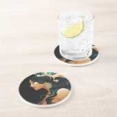 INHEEMSE INSPIRATIE #3 ZANDSTEEN ONDERZETTER (Zijkant)