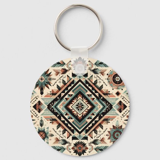 Inheemse Inspiratie (gepersonaliseerd) Sleutelhanger (Voorkant)