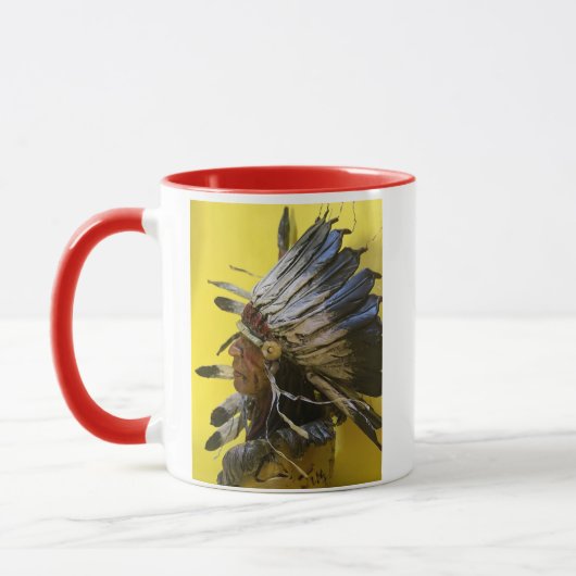 Inheemse "Kiowa" ochtendhemel originele kunst Mok (Links)
