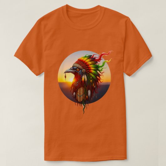 Inheemse Kraai 03 T-shirt (Design voorkant)