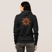 Inheemse Kunst Jack Jasje Heren Stamgeest Jassen C Hoodie (Achterkant volledig)