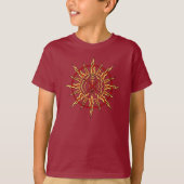 Inheemse Kunst T-shirt Kinderen Elementen Stam Shi (Voorkant)