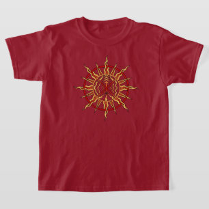 Inheemse Kunst T-shirt Kinderen Elementen Stam Shi