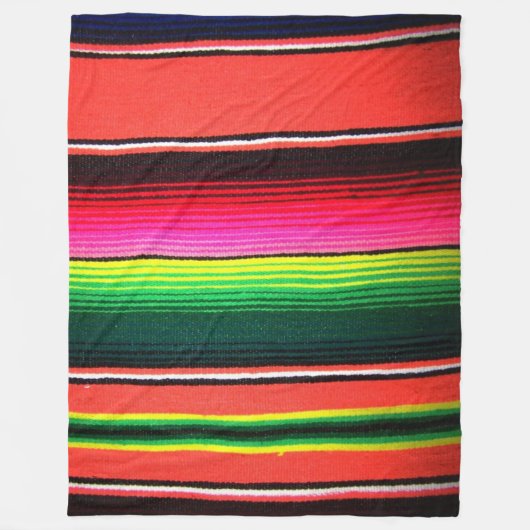 INHEEMSE MEXICAANSE (gesimuleerde) fleece dekens (Voorkant)
