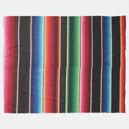 INHEEMSE MEXICAANSE (gesimuleerde) fleece dekens (Voorkant (Horizontaal))