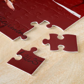 Inheemse "Nez Perce Hoofd" originele kunst Puzzel (Zijkant)