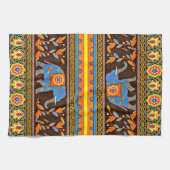 Inheemse olifant theedoek (Horizontaal)