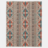 inheemse patroon amerikaanse stam indiaanse etnisc fleece deken (Voorkant)