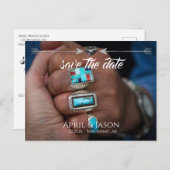 Inheemse Pijlen | Aankondiging "Save the Date" (Voorkant / Achterkant)