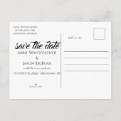 Inheemse Pijlen | Opslag Bericht Datum Aankondigingskaart (Achterkant)