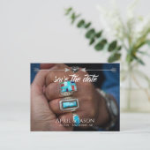 Inheemse Pijlen | Opslag Bericht Datum Aankondigingskaart (Staand voorkant)