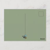 Inheemse Planten kweken, wilde bloemen Ironweed Briefkaart (Achterkant)