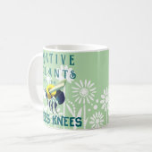 Inheemse Planten zijn bijenknieën Koffiemok (Voorkant links)