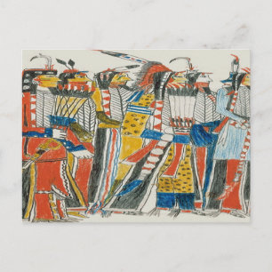 Inheemse Pow Wow dansers Briefkaart