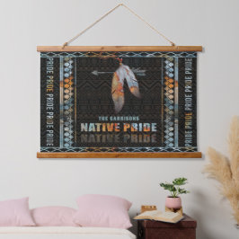 Inheemse Pride Indiase veer Retro Tribal Arrow Hangend Wandkleed