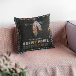 Inheemse Pride Indiase veer Retro Tribal Arrow Kussen
