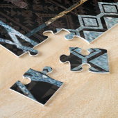 Inheemse Pride Indiase veer Retro Tribal Arrow Legpuzzel (Zijkant)