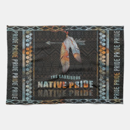 Inheemse Pride Indiase veer Retro Tribal Arrow Theedoek