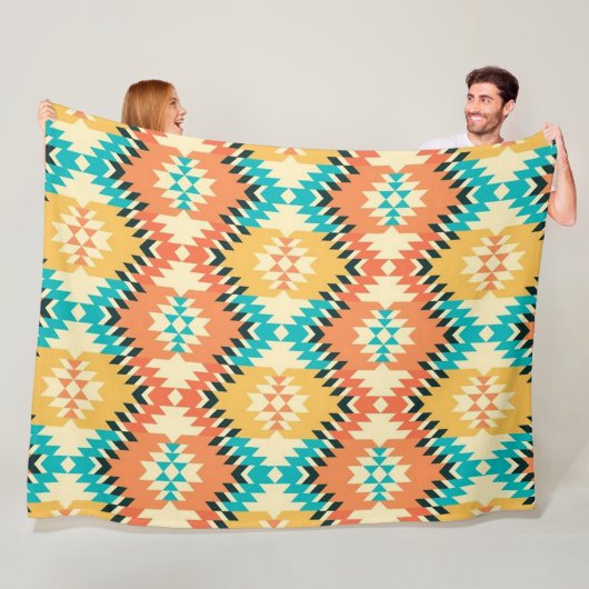 Inheemse Print 60x80 Fleece Deken (In situ)