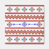 Inheemse print 6 magneet (Voorkant)