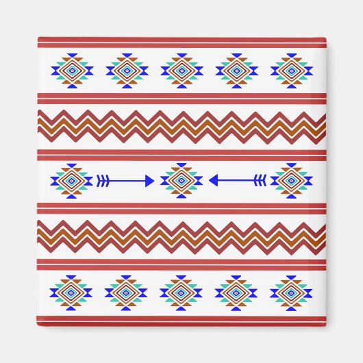 Inheemse print 6 magneet (Voorkant)