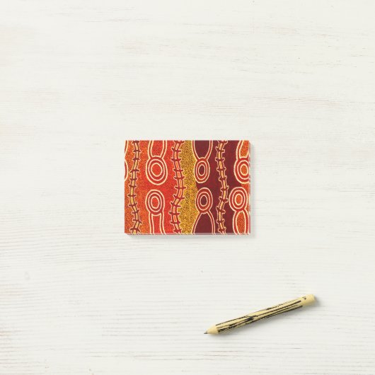 Inheemse slangen . post-it® notes (Op bureau)