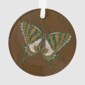 Inheemse Staartvlinder Acryl Ornament (achterkant)