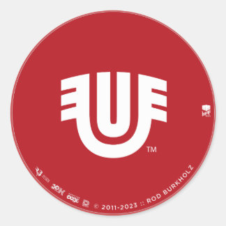 Inheemse stam merk ronde sticker