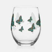 Inheemse Swallowtail Wijnglas Zonder Voet (Links)