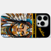 Inheemse symbolen boeiend: culturele kunst Case-Mate iPhone case (Achterkant (horizontaal))