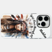 Inheemse symbolen Traditionele kleding Case-Mate iPhone Case (Achterkant (horizontaal))