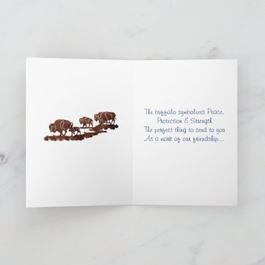 Inheemse Totem Kaarten: Vriendschap Kaart (Binnen)
