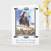 Inheemse Totem Kaarten: Vriendschap Kaart (Gele Bloem)