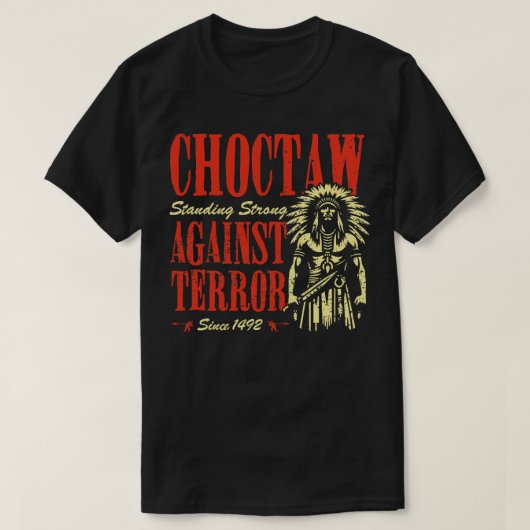 Inheemse trots van de Choctaw-stam T-shirt (Design voorkant)
