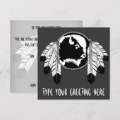 Inheemse Uitnodigingen Gepersonaliseerde Inheemse (Voorkant / Achterkant)