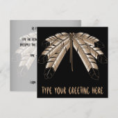 Inheemse Uitnodigingen Gepersonaliseerde Inheemse (Voorkant / Achterkant)