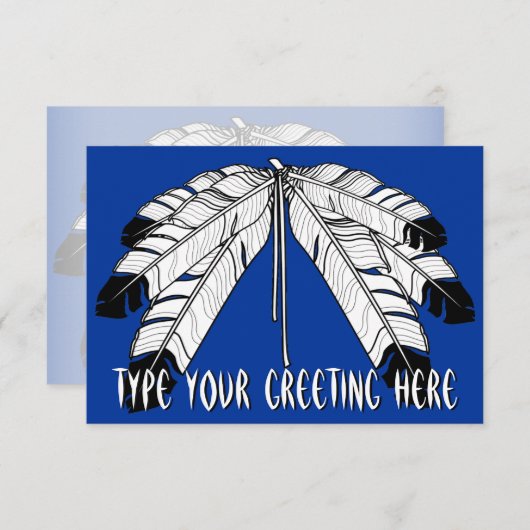 Inheemse Uitnodigingen Gepersonaliseerde Inheemse  (Voorkant / Achterkant)