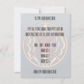 Inheemse Uitnodigingen Gepersonaliseerde Inheemse (Achterkant)