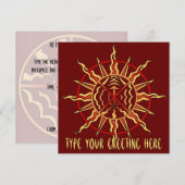 Inheemse Uitnodigingen Gepersonaliseerde Inheemse (Voorkant / Achterkant)