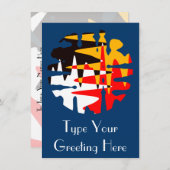 Inheemse Uitnodigingen Gepersonaliseerde Kaart van (Voorkant / Achterkant)