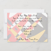 Inheemse Uitnodigingen Gepersonaliseerde Kaart van (Achterkant)