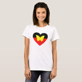Inheemse vlindervlag t-shirt (Voorkant volledig)