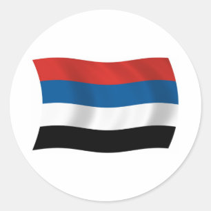 Inheemse Volken van Colombia Vlag Sticker