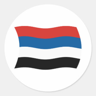 Inheemse Volken van Colombia Vlag Sticker