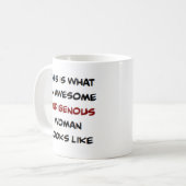 inheemse vrouw, geweldig koffiemok (Voorkant links)