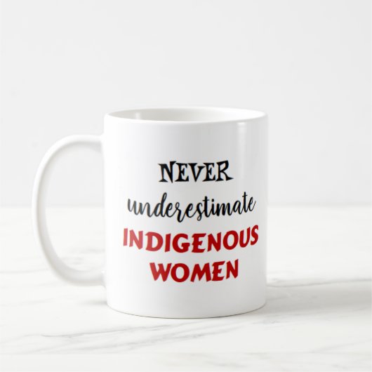 inheemse vrouwen koffiemok (Links)